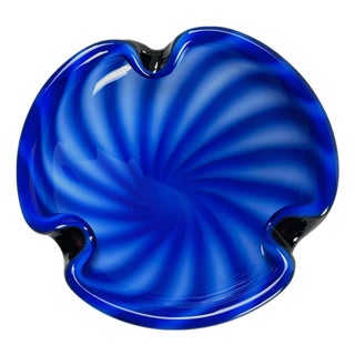 Murano Sommerso Glass Bowl by Alfredo Barbini, 1970s For Sale