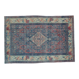 Vintage Distressed Senneh Rug - 3'5" x 5' For Sale