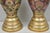 Metal Vintage Brass & Cloisonné Enamel Pink & Blue Jardiniere Urn Table Lamps - Pair For Sale - Image 7 of 14
