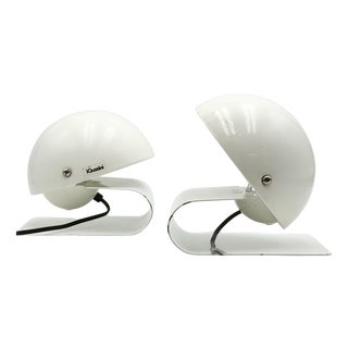 Bugia Table Lamps by Giuseppe Cormio for Iguzzini, 1970s, Set of 2 For Sale
