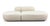Modern Eichholtz 2-Piece Cream Boucle Modern Minimalist Sofa For Sale - Image 3 of 12