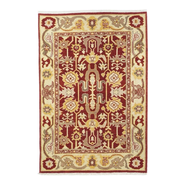 Oushak Rug 4'1'' X 6'1'' For Sale