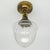 Goldenrod Vintage Pendant Lamp in Brass, 1930s For Sale - Image 8 of 8