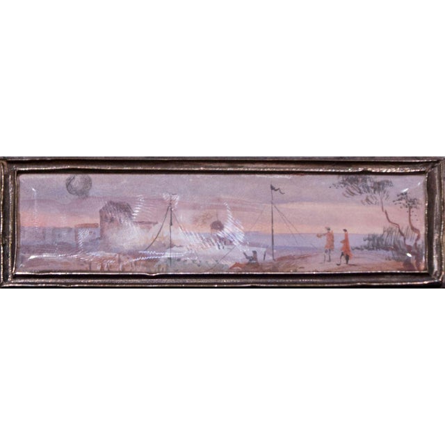Small Antique Box with Decorative Scenes of the Reveillon Aerostat For Sale - Image 4 of 7