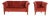 1940s Danish Mid Century Modern Sofa and Chair - 2 Piece Set For Sale