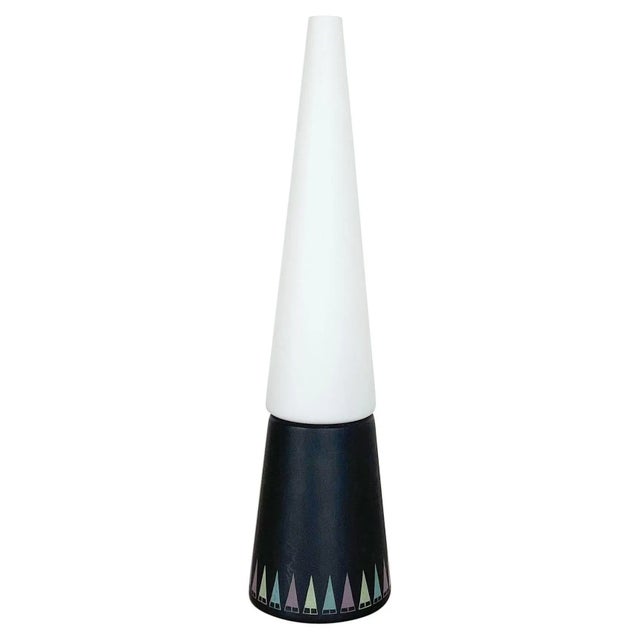 Swedish Glass and Wood Cone Table Light from Hans-Agne Jakobsson, Markaryd, 1960s For Sale - Image 17 of 17