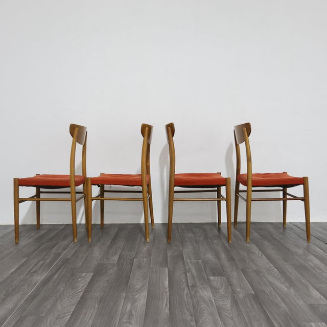 Scandinavian Dining Chairs, 1960s, Set of 4 For Sale - Image 4 of 9