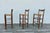 1980s 1970s Set of 6 Danish Modern Style Solid Wood Bar Stools With Woven Rush Seats For Sale - Image 5 of 12