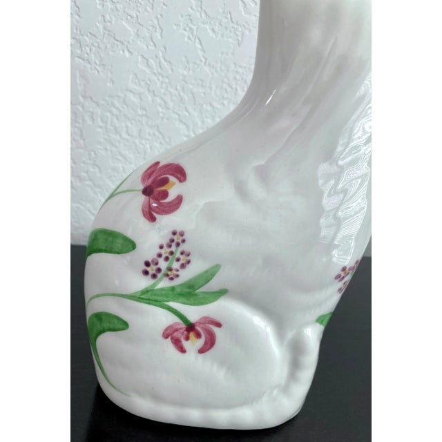 Ceramic Whimsical Late 20th-Century Highly Glazed Earthenware Kitty by n.s. Gustin For Sale - Image 7 of 13