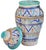 Turquoise Early 20th Century Handmade Colorful Moroccan Ceramic-Art Lidded Vase For Sale - Image 8 of 12
