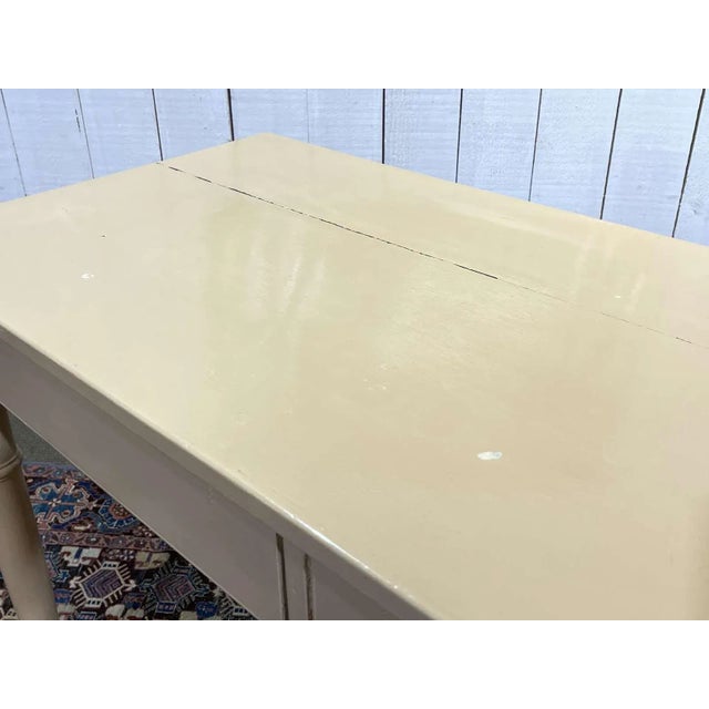 English Oak and Walnut Desk, Early 20th Century For Sale - Image 4 of 15