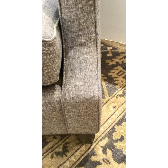 Modern Hickory White Modern Gray Club Chair 133lw01r For Sale - Image 3 of 7