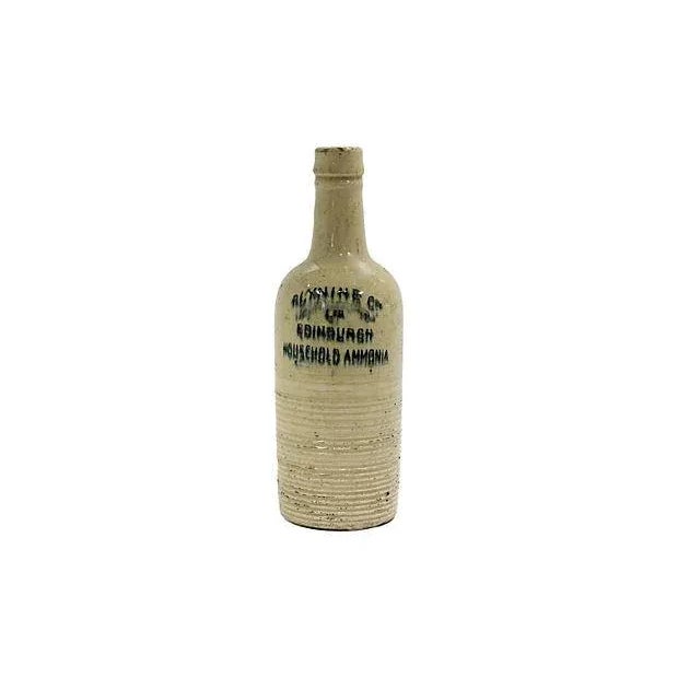 Antique English Laundry Amonia Bottle For Sale - Image 4 of 4