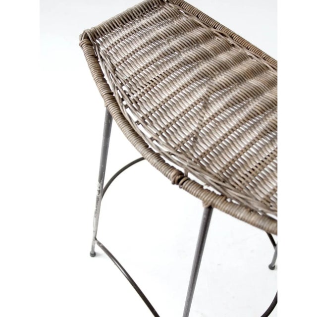 Arthur Umanoff Style Bar Stools Pair For Sale - Image 9 of 11