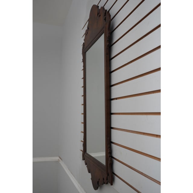 Age: Approx: 30 Years Old Details: Nice Figural Mahogany Frame Mahogany High Quality Construction 18 C. Design Chippendale...