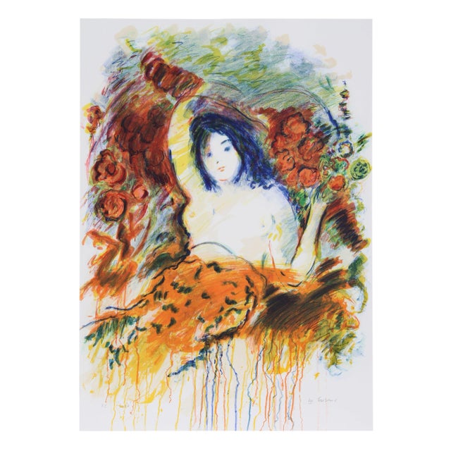 1980s Wayne Ensrud Lithograph - Lorie For Sale