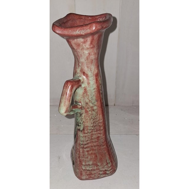 Vintage Ceramic Vase from Van Woerden, Gouda, 1970s, in Very Good conditions. Designed 1970 to 1979 This piece has an...