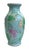 Vintage Late 20th Century Pastel Waterlily Chinoiserie Vase For Sale In New York - Image 6 of 10