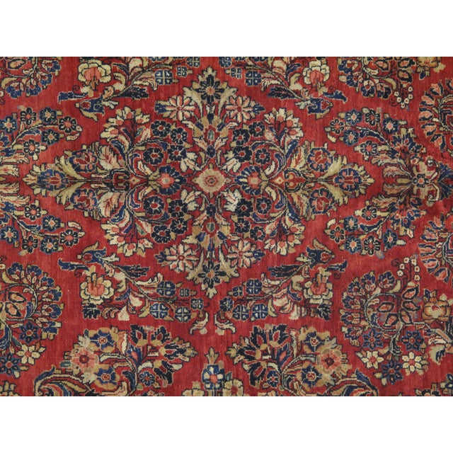 Persian 1920's Antique Persian Sarouk Rug-10′3″ × 17′8″ For Sale - Image 3 of 8