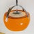 Space Age FHD00480-1 Spherical Orange Chandelier with Chrome Accents, 1970s For Sale - Image 10 of 18