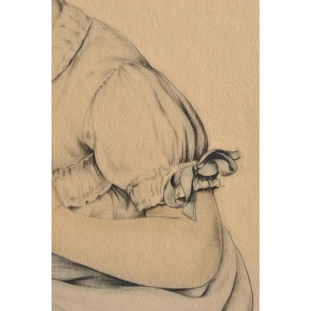 Walter Sauer, Portrait of a Child and Her Doll, Signed Engraving For Sale - Image 4 of 8