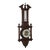 Early 20th Century French Weather Station, Barometer, Thermometer With Open Dial For Sale