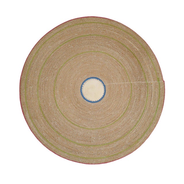 1990s Nigerian Hassau Basket Cover For Sale