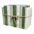 Decorative Books - Ivy Cream Book Bundle - 1 Foot of Green and Cream Books For Sale