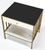 Brass Solid Brass Mid Century Modern End Side Table One Drawer Stand Smoked Glass Top For Sale - Image 8 of 10