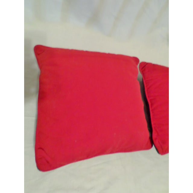 Vintage Christmas Needlepoint Nutcracker Pillows 14" X 14" Chairish