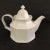Ceramic 90s Savoir Vivre China Lidded White Tea Pot For Sale - Image 7 of 8