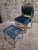 20th Century French Spaghetti Chairs and Ottoman with Chrome Frame, 1960s, Set of 7 For Sale - Image 14 of 18