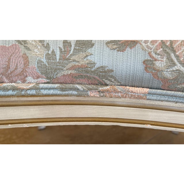 1950s Maison Jansen Inspired Leaf-Back Slipper Chairs - A Pair For Sale - Image 17 of 18