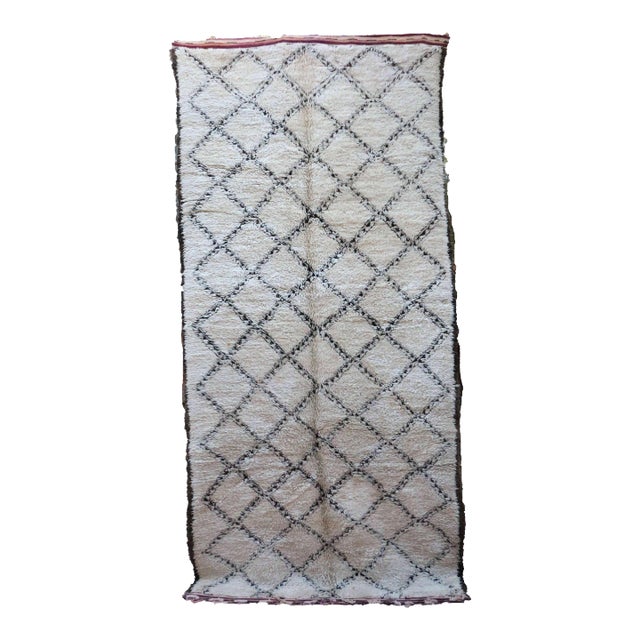 Beni Ourain Rug - 6'1" X 13'2" Ft For Sale