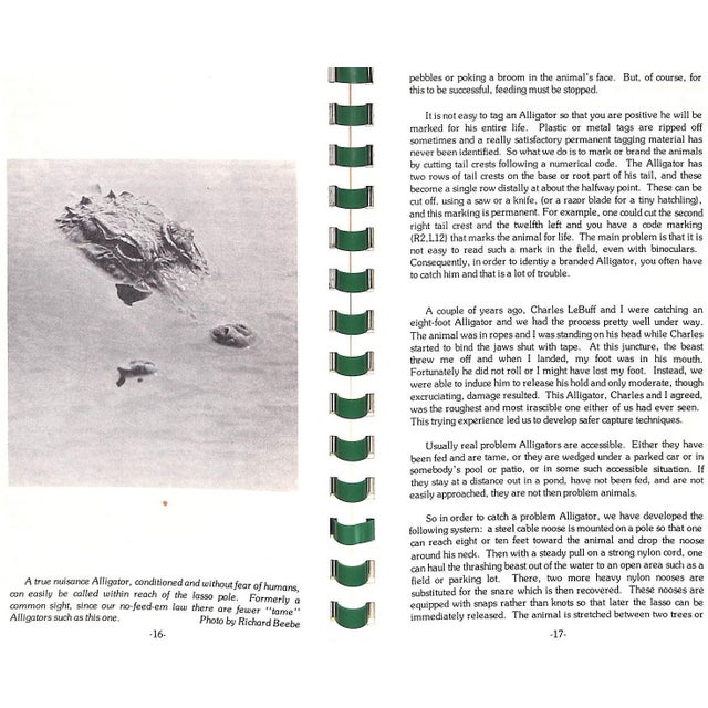 1980s "Jaws, Too: The Story of Sanibel's Alligators and Other Crocodilians" 1981 Campbell, George R. For Sale - Image 5 of 10