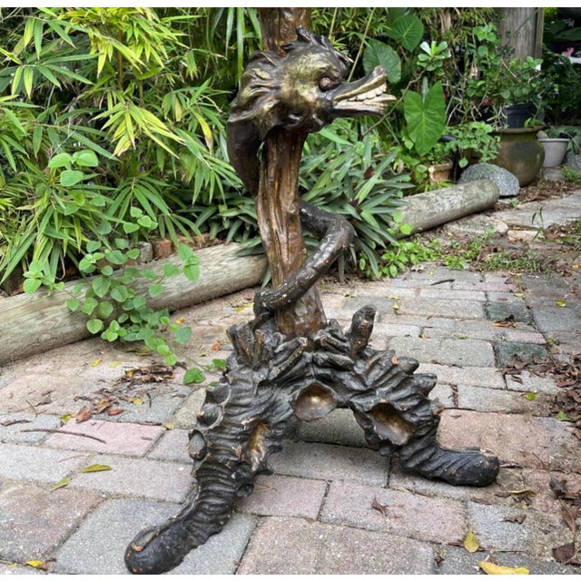 19th Century Venetian Gilded, Carved Wood Grotto Style Table For Sale In West Palm - Image 6 of 12