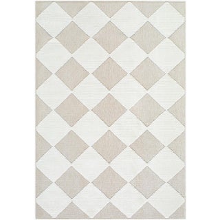 Lyna Washable Rug in Cream, 3x5 For Sale