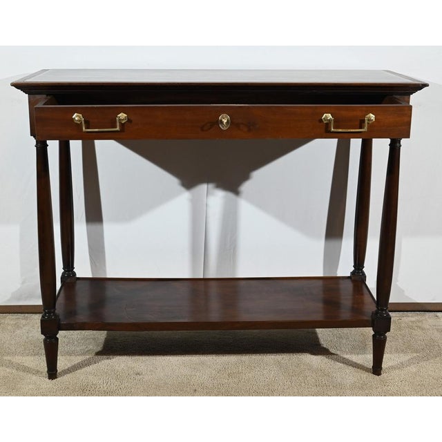 18th Century Louis XVI Mahogany Console For Sale - Image 4 of 18
