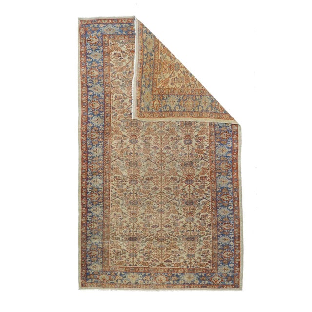 Late 19th Century Late 19th Century Antique Sultanabad Rug 5'2'' x 8'10'' For Sale - Image 5 of 12