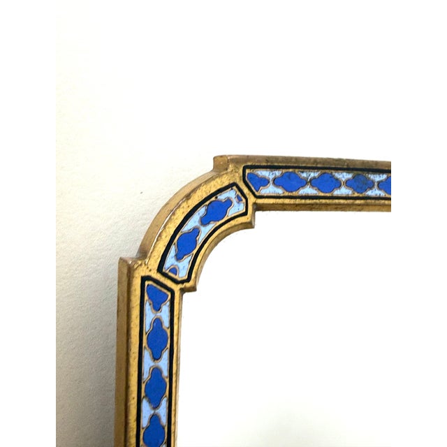 Empire French Gilt Bronze Champlevé Enamel Hand Mirror, 1810 For Sale - Image 4 of 18