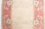 Turkish Vintage Art Deco Floral Rug in Rose Pink, Sky Blue, and Cream For Sale - Image 3 of 9