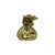 18k Yellow Gold Vintage Money Bag Charm For Sale - Image 4 of 9