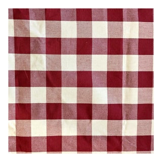 Ralph Lauren "Buffalo" Radish Cotton Check Fabric- 5 Yards For Sale