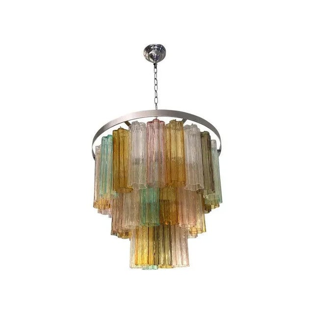 Tronchi Murano Glass Chandeliers by Simoeng, Set of 2 For Sale - Image 10 of 11