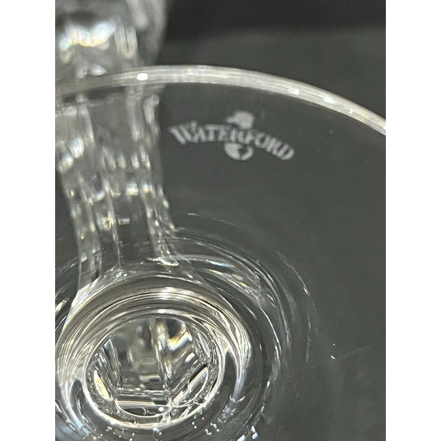 1990s Waterford Crystal Toasting Flutes - Set of 6 For Sale In Minneapolis - Image 6 of 9