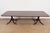 An exceptional Georgian or Regency style double pedestal extension dining table By Kittinger USA, Circa 1980s Gorgeous...