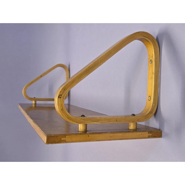 Mid-Century Modern Shelf by Alvar Aalto for Artek, 1940s For Sale - Image 3 of 15