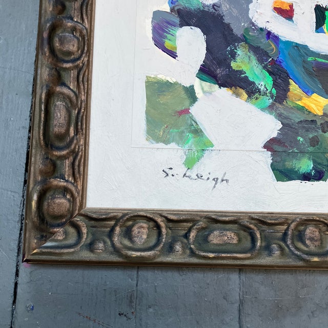 Abstract Contemporary Original Stephen Heigh Abstract Painting “Along the Trail” For Sale - Image 3 of 4