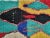 Vintage Moroccan Azilal Berber Rug in Natural Wool and Multicolored Cotton, 1982 For Sale - Image 4 of 14