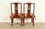 Antique Chinese Carved Rosewood Dining Chairs With Mother of Pearl Inlay, Circa 1890s For Sale - Image 12 of 13